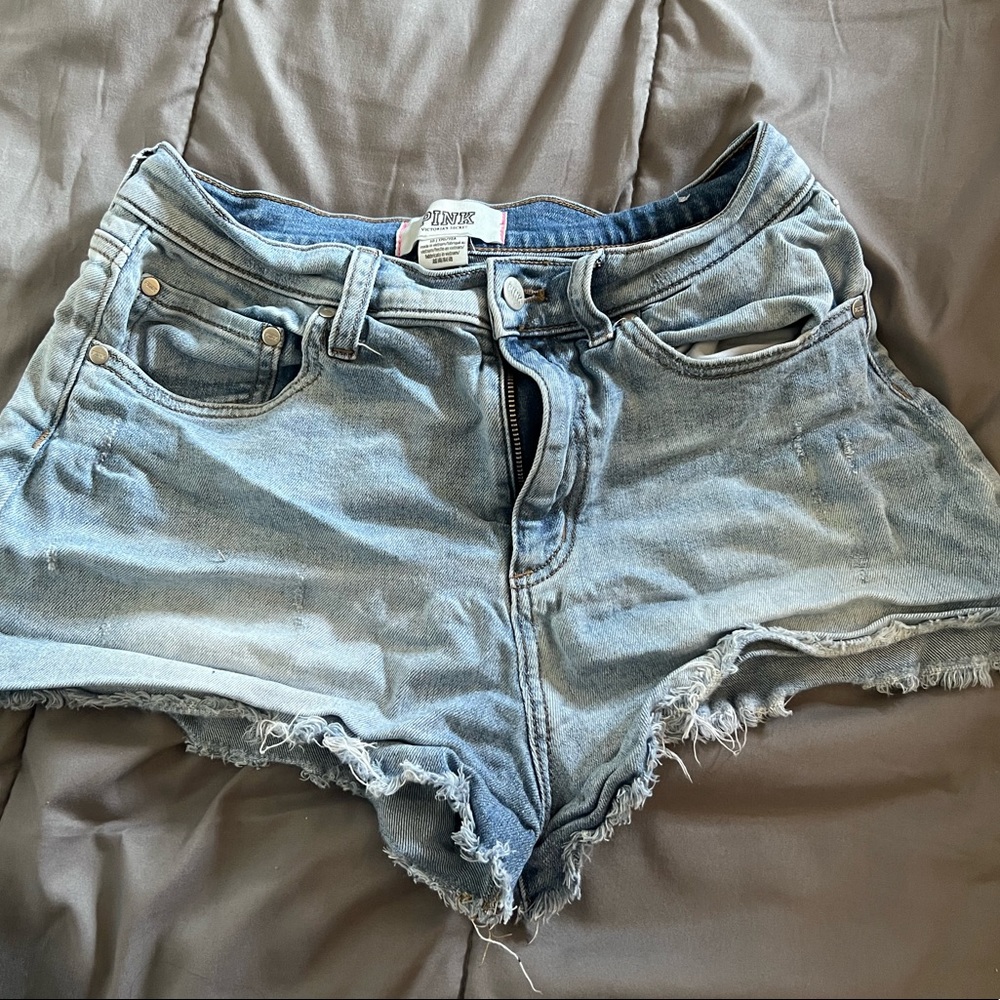 Denim shorts